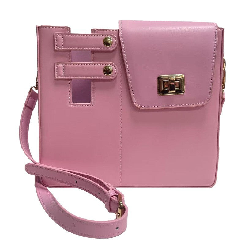 Customized foldable version water cup bag women's fashion portable large capacity shoulder messenger bag multi-functional square bag