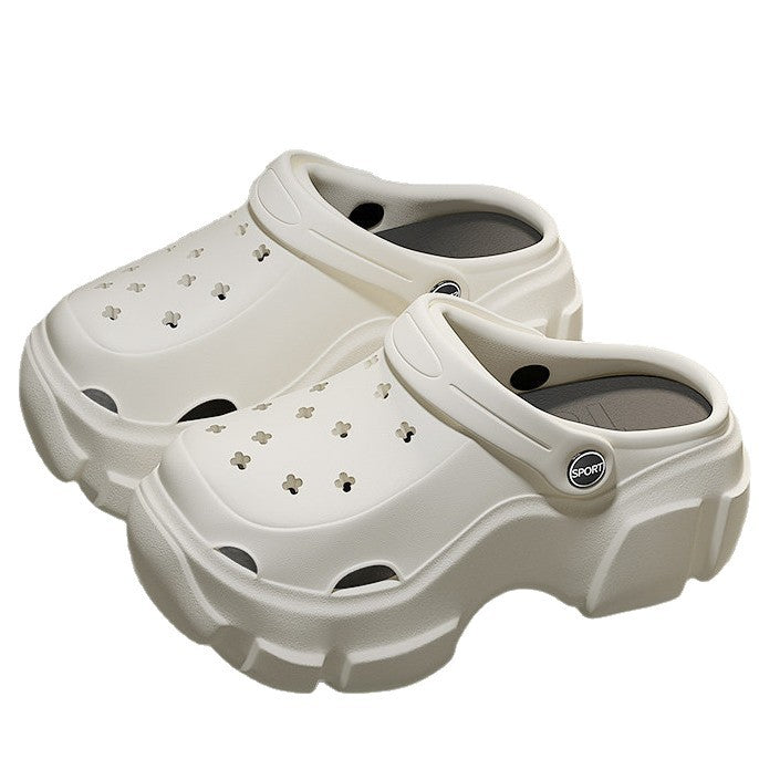 Women's clogs eva outdoor wearable thick sole non-slip 2025 new beach closed-toe sandals and slippers - summer collection