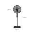 Electric fan - home use 16inch - floor fan, silent, remote control, desktop, high airflow, oscillating, office, export, wholesale gift