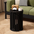[basic style - round] black [six-in-one storage stool]