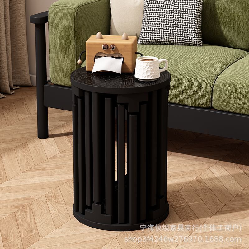 Stackable stool six-in-one solid wood stacking round stool for home spare dining table stacking wooden stool dining stool
