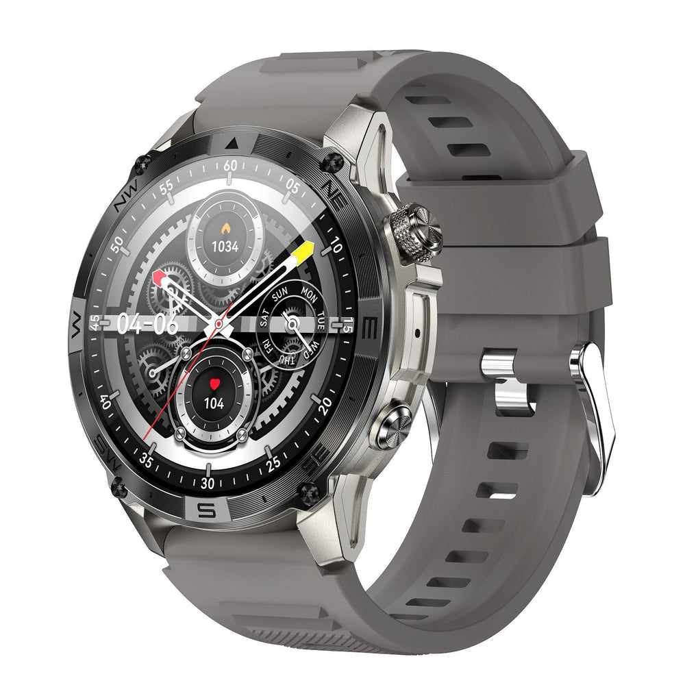 Dual-frequency gps smartwatch with altitude, barometric pressure, compass, bluetooth calling, heart rate, and blood oxygen monitoring – ideal for outdoor sports