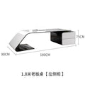 Painted office desk fashioncasual women's boss desk pink classy manager desk creative office table and chair combination
