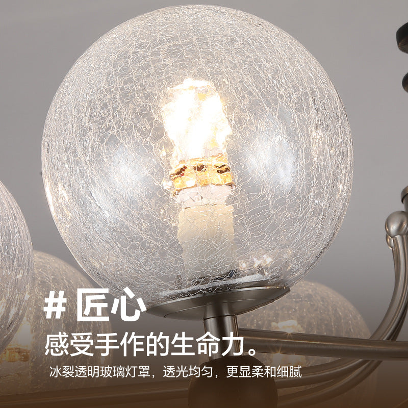 American living room chandelier modern medieval style designer hall main light 2025 new villa master bedroom lighting