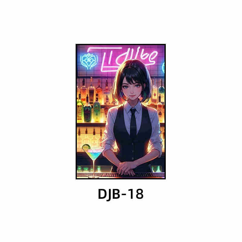 Bar luminous decorative painting ktv box atmosphere led hanging painting nightclub club trend creative neon mural