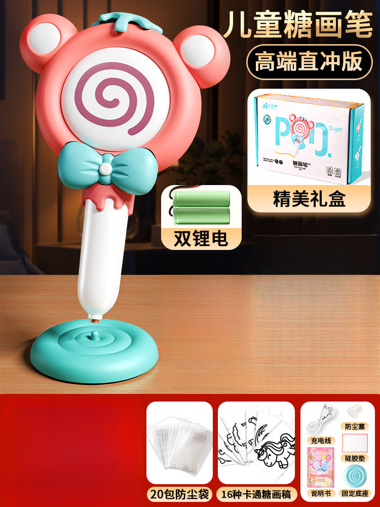 Children's day sugar painting pen suit delicious sugar painting pen edible 3d printing sugarization pen diy handmade stall