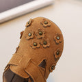 Vancahao kids cute little flowers mary jane flatsnew arrivalgirl retro soft bottom birkenstock shoes doudou shoes
