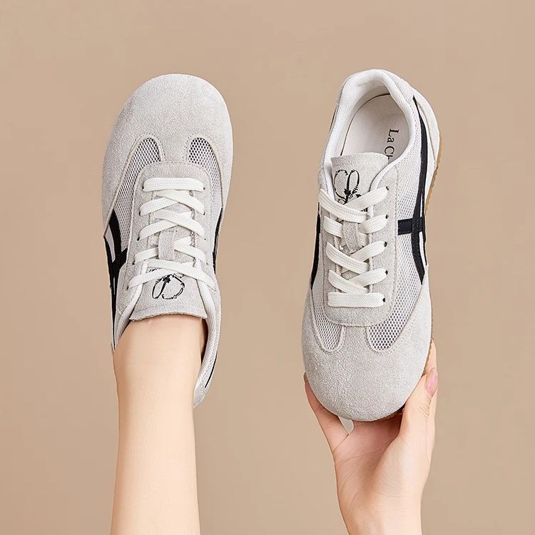 Dexun shoes women's summer 2025 new soft-soled casual sports shoes super fire Forrest Gump shoes retro lightweight white shoes