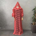 supply of lace looseplus size women's robe lace decoration round neck long sleeves european and american popular style big sale