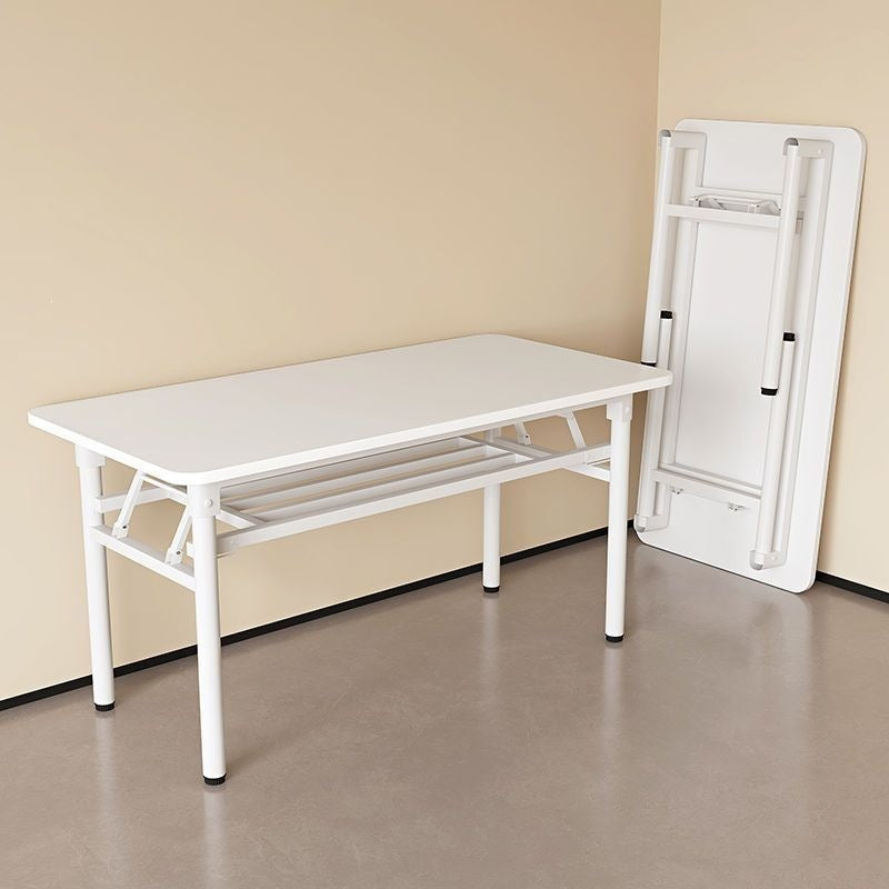 Casual folding table rental house desktop computer table simple dining table for home reinforced double beam installation-free study table