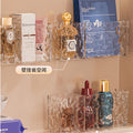 Bathroom mirror cabinet organizer - wall mounted vanity organizer for bathroom cabinets, countertops, cosmetics, and lipstick - storage rack