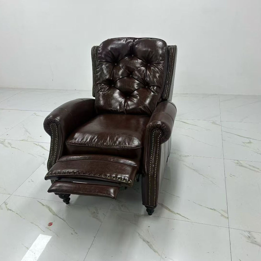 American leather tiger chair small apartment living room single sofa scandinavian pastoral high back casual chair sofa chair