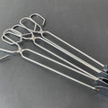 Wholesale in stock stainless steel food tongs charcoal tongs fire tongs multifunctional barbecue tongs barbecue tools accessories