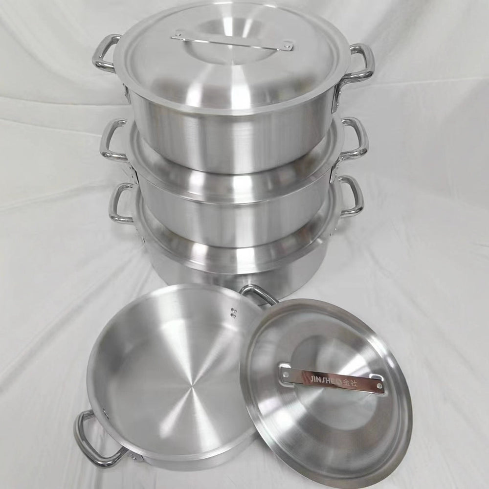 4pcs5pcs thickened aluminum pot setexportsuitaluminium pot