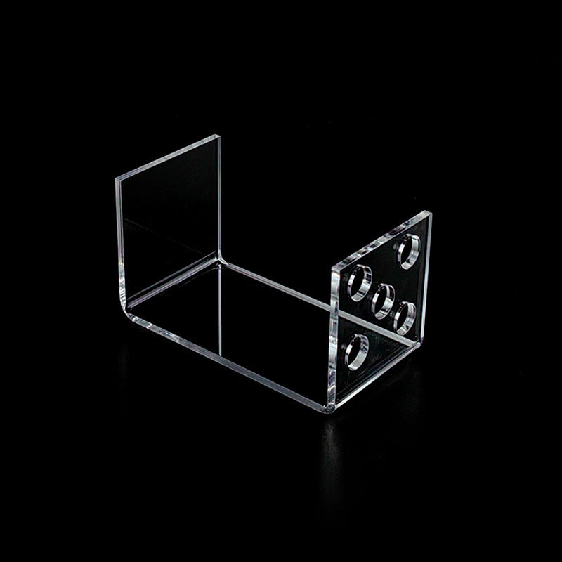 Square acrylic storage rack, hairstylist, professional hairdressing comb, scissors, transparent rack, hair salon, scissors storage rack.