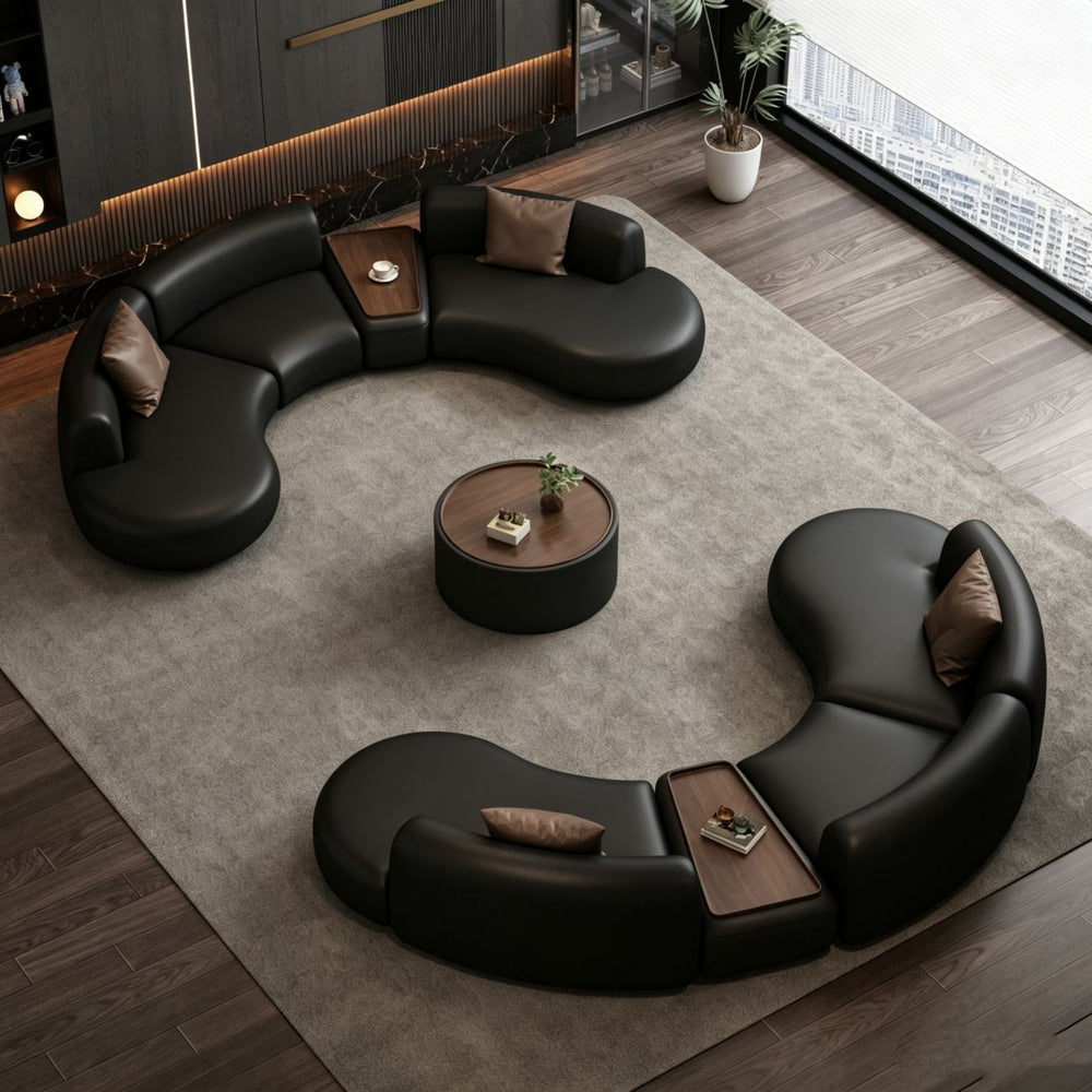 Italian style hotel lobby vip club lounge reception reception sales department sofa sales office negotiation sofa