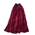 Frenchniche stylefashioneasiest for matchflowerembroiderhigh waist mesh skirt women's autumclassy sense of style mid-length skirt