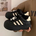 Spring original niche shell toe ugly cute big toe bread shoes girlsthick sole autumeasiest for matchcasual sneakers