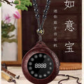 Tuoxiang t-6697 sandalwood color meditation timer shutdown wireless bluetooth card music player mini portable player