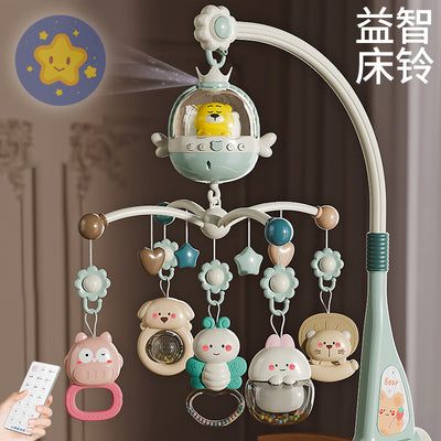 Newborn baby musical mobile, baby soothing hanging toys, rotating crib rattle, stroller mobile, 0-1 year, 3-6 months