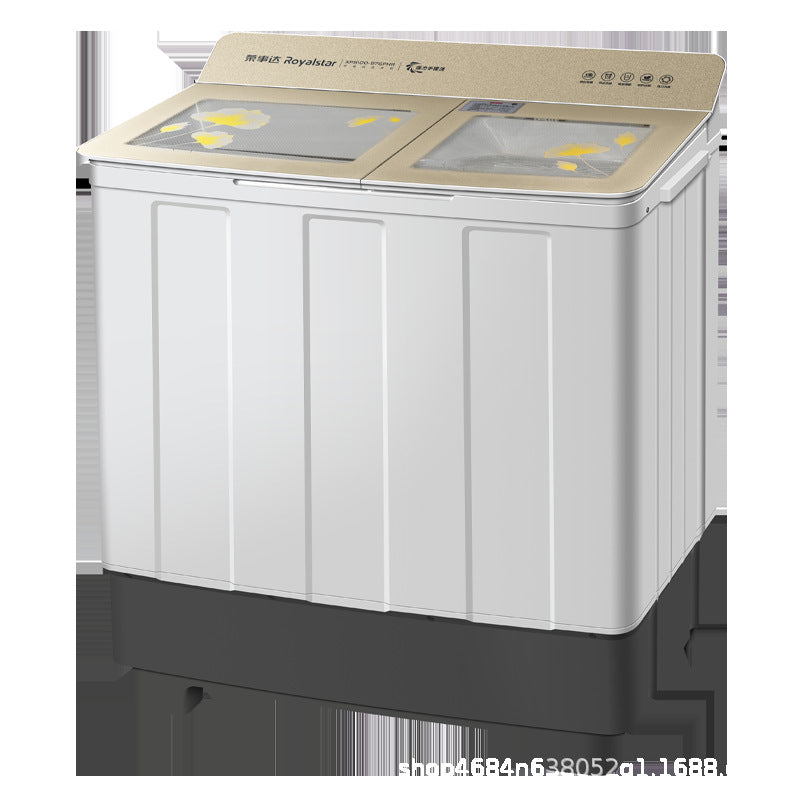 【dual copper motor】royalstar 13kg washing machine, semi-automatic, double tub, large capacity, glass lid, 13kg