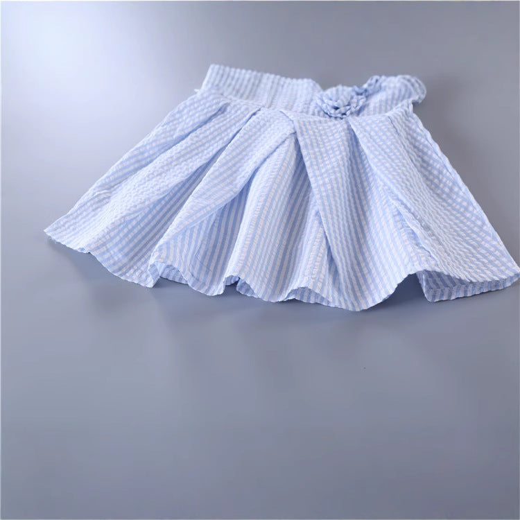 Girls' korean style summer cotton doll dress, baby princess dress - direct from the manufacturer, dropshipping available