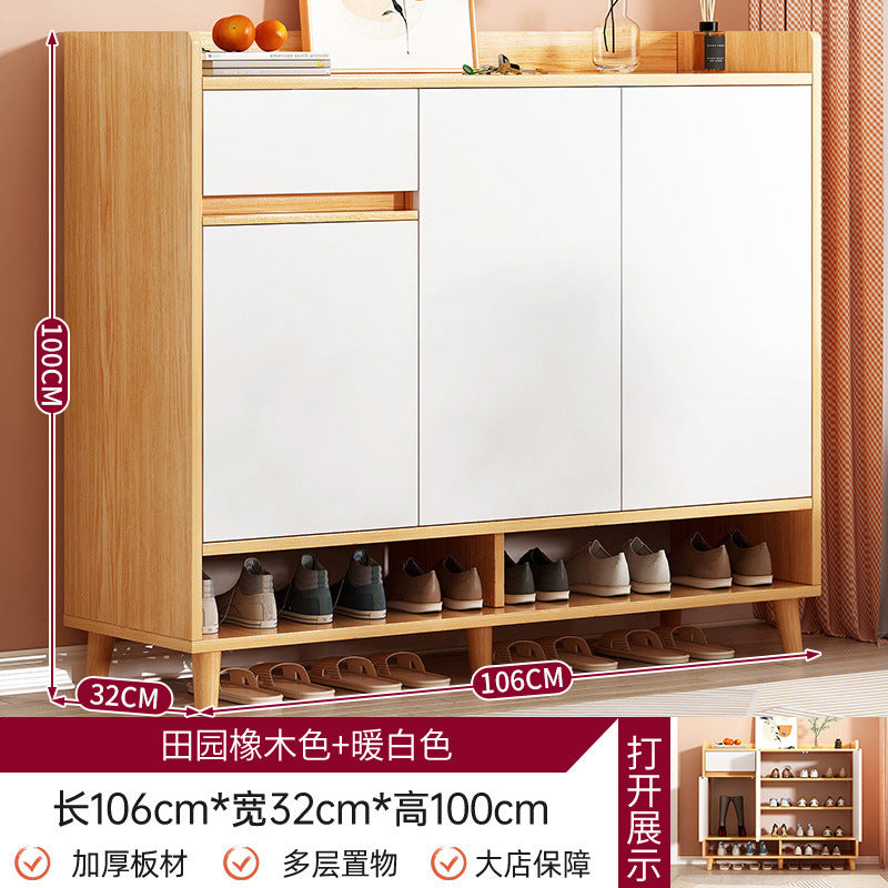 Shoe cabinet Home entrance Simple modern entry Living room Simple small apartment Large capacity Economic storage Shoe rack