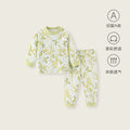 Kids' spring/autumn pure cotton thermal underwear set - baby pajama pants and top set for boys and girls - long sleeve and pants loungewear - children's clothing