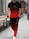 Men's casual activewear set - hot seller in us & european cross-border e-commerce