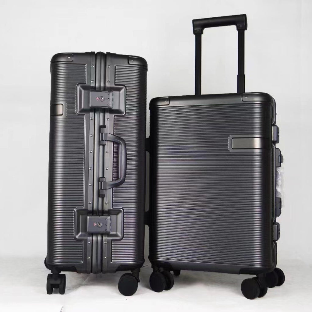 Luggage 20-inch business boarding travel 24-inch large-capacity pc scratch-resistant and wear-resistant universal wheel aluminum frame trolley case