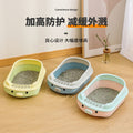 Cat litter box deodorizing filter cat supplies complete range of oblique turnover boxes cat litter box cat litter box extra large durable cheap