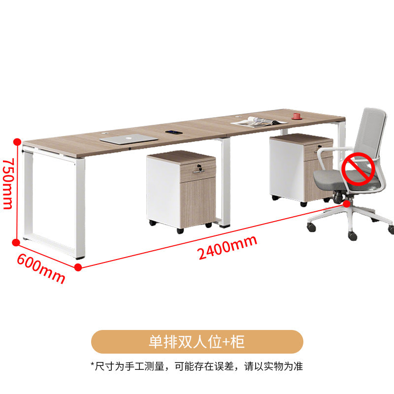 Saint li company screen office desk minimalist modern employee workstation computer desk office desk and chair combination