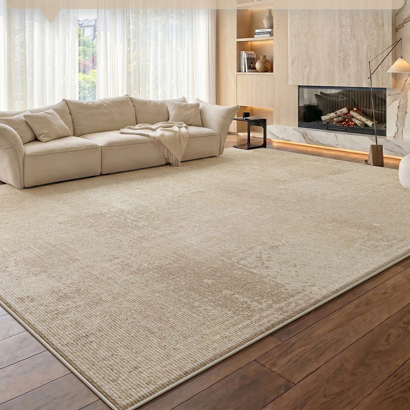 Carpet living room new style no-wash and wipeable sofa soundproof floor mat light luxury cream style high-end thickened bedroom floor