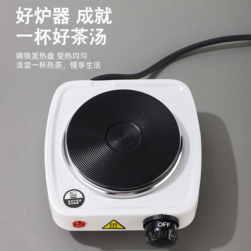 Square electric stove mini electric stove moka pot heating stove multifunctional tea maker for home tea stove electric tea stove