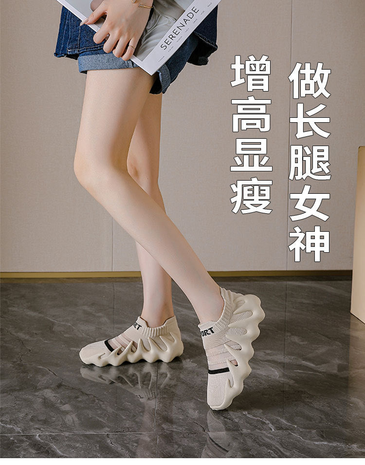 2025 spring/summer new arrival octopus shoes - women's versatile mesh breathable lightweight shock-absorbing casual sports running yeezy shoes