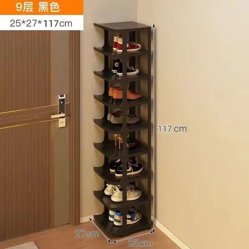 Shoe rack simple door dormitory rental house living room multi-layer for home economical shoe rack vertical storage handy gadget