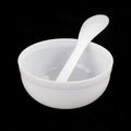 White two-piece set (no. 4 bowl + small stick)