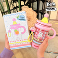 Summer chic: high-value tritan large capacity plastic tumbler - portable, heat-resistant, and straw-friendly