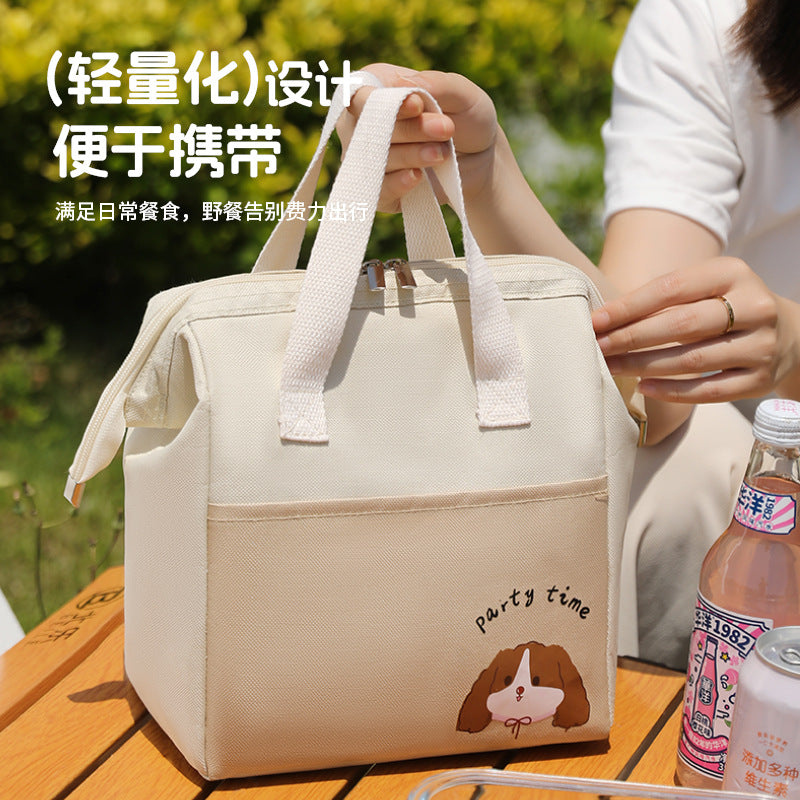 Beilian's new cute thermal insulation bento bag portable student commuter lunch box picnic lunch bag mommy bag wholesale