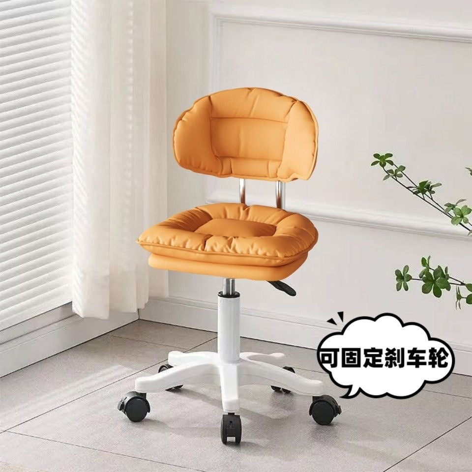Makeup chair front desk movable computer chair backrest adjustable cloud chair modern casualpopular bar chair swivel chair