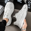 Men's shoes 2025 winter new breathable mesh lightweight running sneakers men's casual travel shoes chunky sneakers