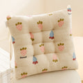 All-season square chair cushion - home, classroom, student stool pad - non-slip base - kids' floor mat