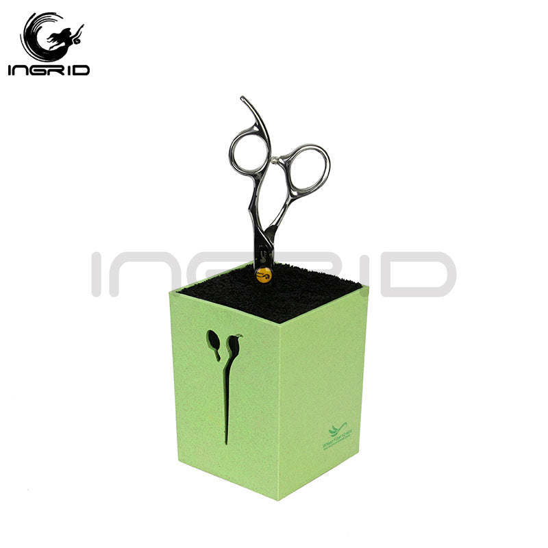 Hairdressing, scissors, comb, socket box, storage box, non-slip base, green plant fiber, multi-functional plug-in box.