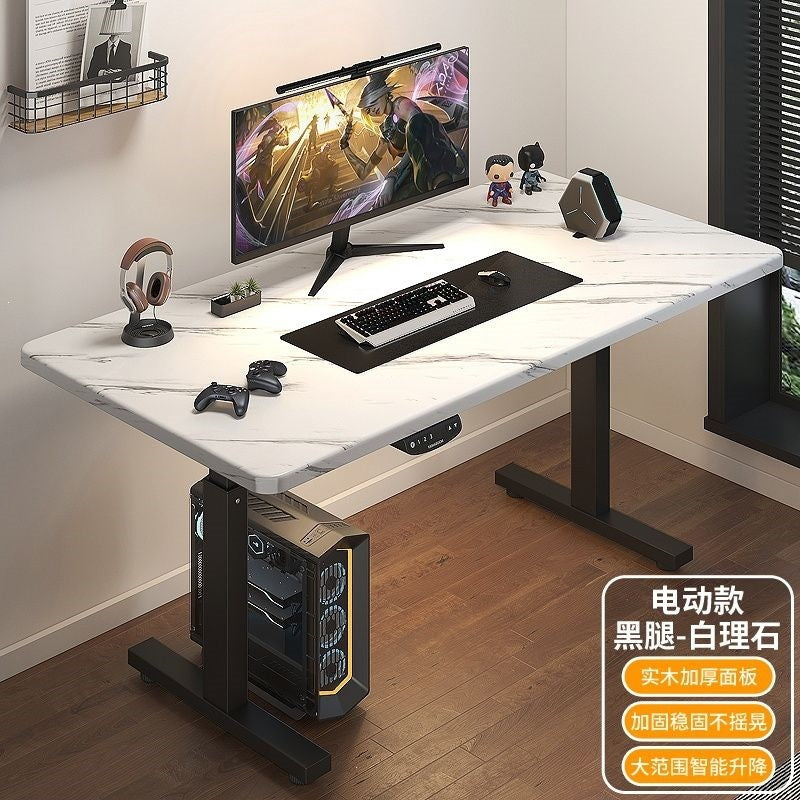 Electric adjustable desk - heavy-duty, reinforced legs - perfect for home office, gaming, study, and computer use