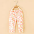 Girls' milk silk printed capri leggings - summer kids' clothing, spring/summer lightweight outerwear, dropshipping available