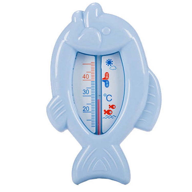 Baby bath thermometer, infant bath temperature meter, toddler water thermometer, fish-shaped water temperature card, water temperature tester