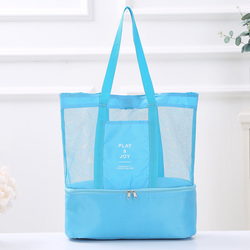 Portable thermal insulation bag Outdoor cold and fresh ice bag Picnic bag Bring rice to work Bento lunch box bag Food thermal insulation bag