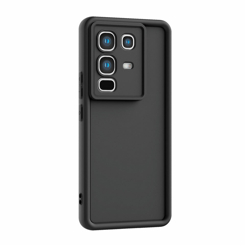Suitable for transsion infinix-note50pro pure color emery anti-fall mobile phone case all-inclusive simple mobile phone case