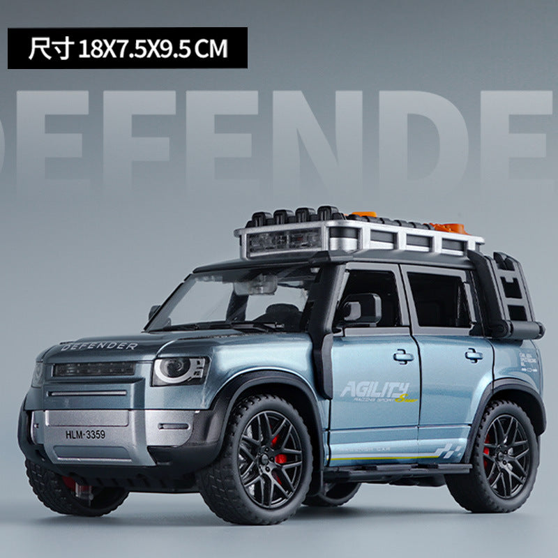 Kids' realistic inertia off-road vehicle model - doors open, lights & music - inertia toy car - cross-border hot seller