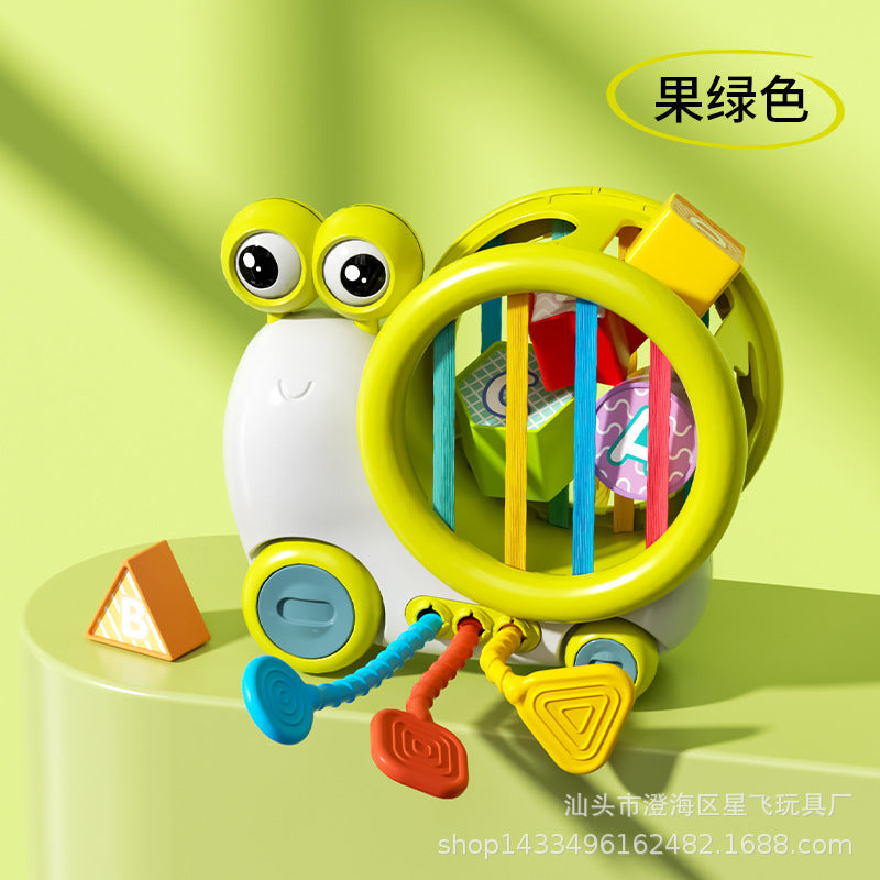 Cross-border snail Sesele infant early childhood education finger fine shape matching toy newborn educational toy